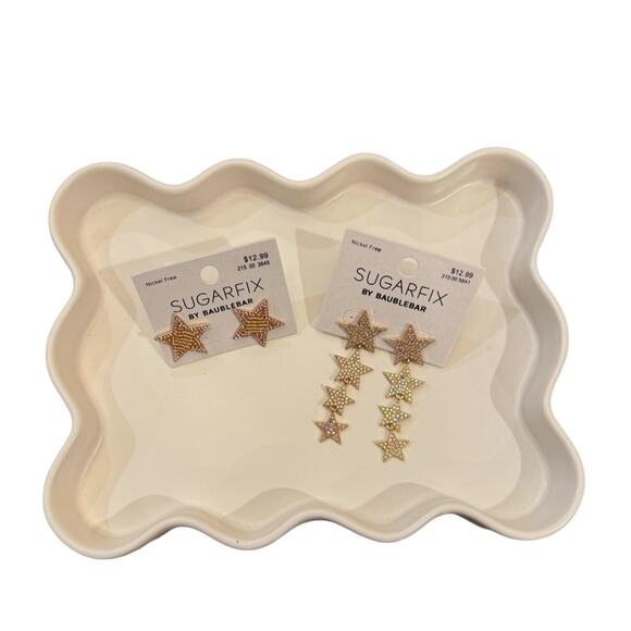 SUGARFIX by BaubleBar Star Earrings- Set of 2 - Picture 1 of 5